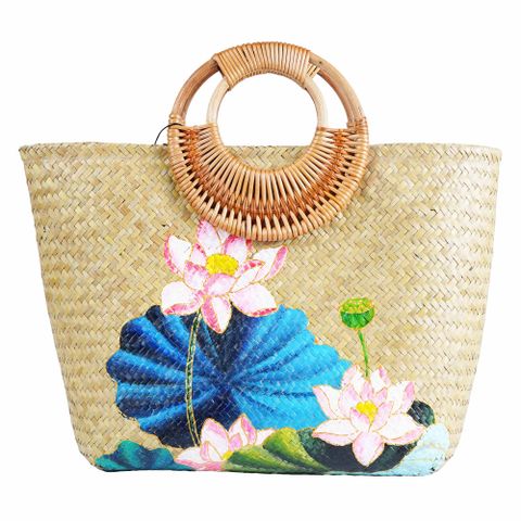 Túi quai mây cỏ bàng