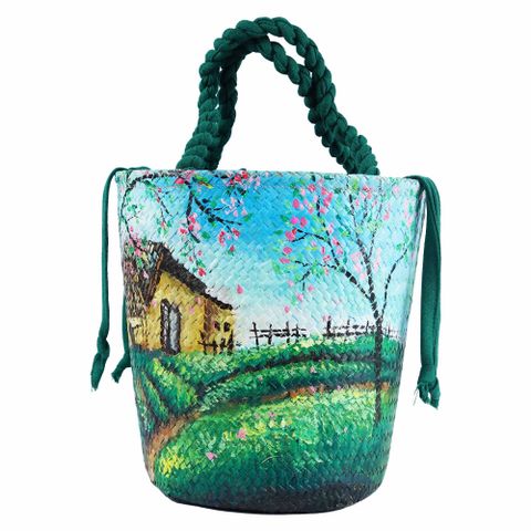 Túi tròn dây đan có bàng