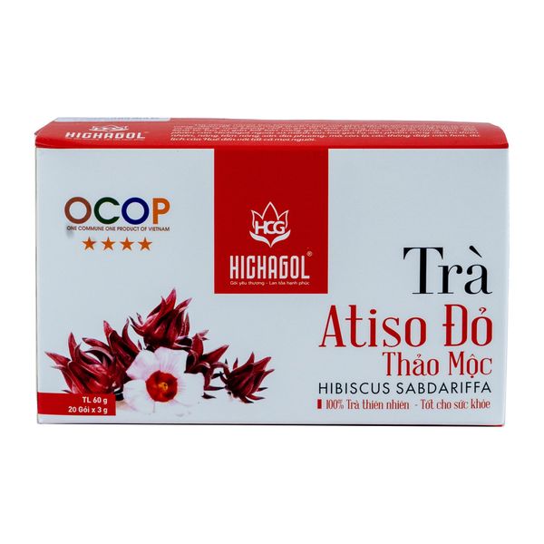 Trà túi lọc atiso đỏ thảo mộc