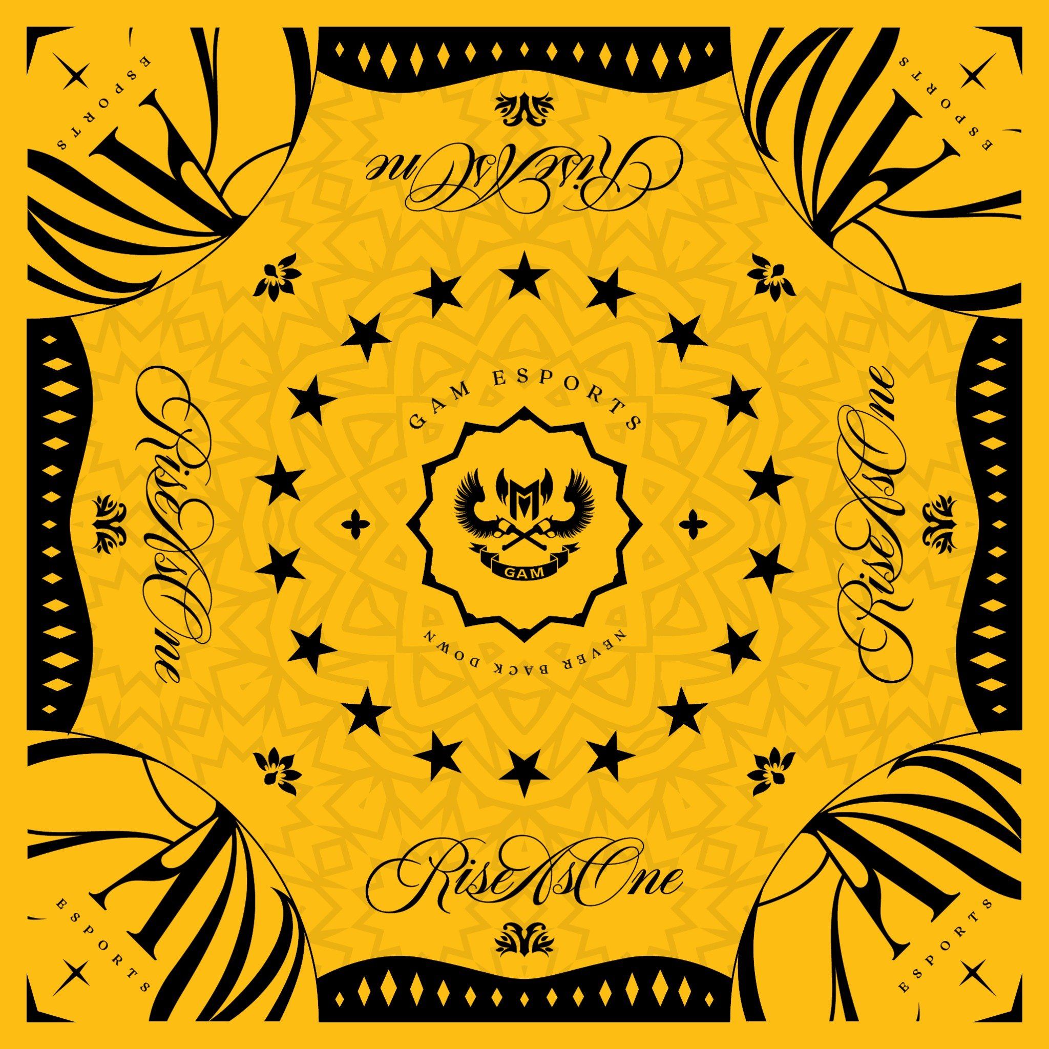  "Never Back Down"  BANDANA - Special Version 