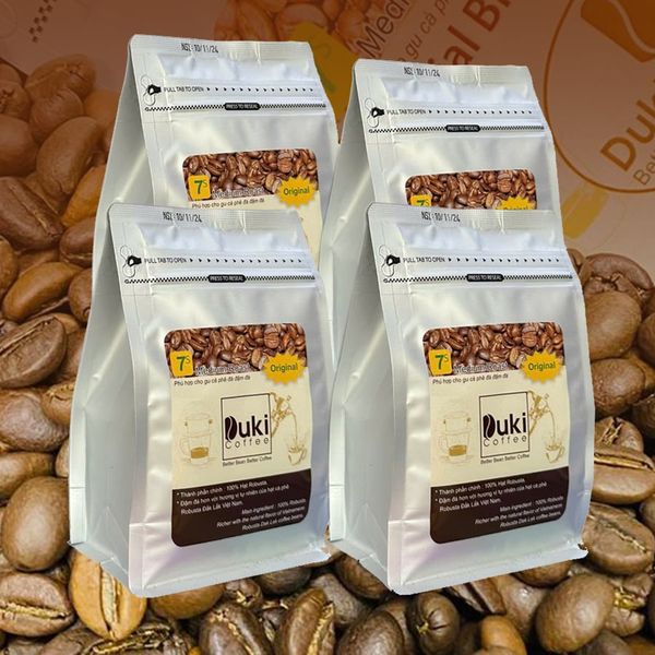 Cà phê hạt 1kg (Nguyên chất, không có phụ gia)