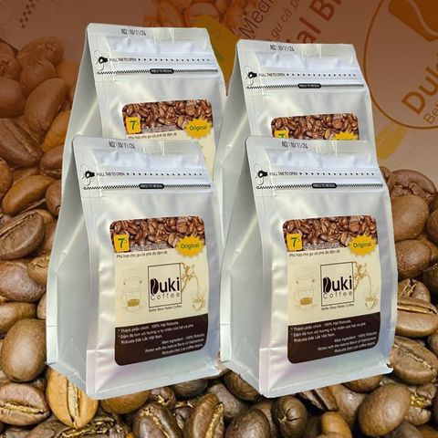 Cà phê hạt 1kg (Nguyên chất, không có phụ gia)