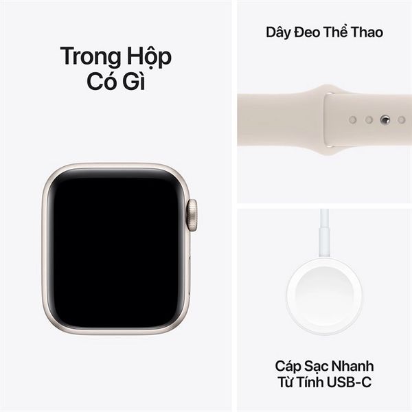 Apple Watch SE 2 GPS dây cao su