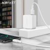 Cáp truyền dữ liệu, sạc các thiết bị di động (Android, Samsung ...) Acefast C2-04, USB-A to USB-C, bọc sillicone, đã lắp đầu nối điện,không lưu trữ dữ liệu, dài 1.2m, điện áp 5v, hãng sx: Acefast #6974316280774