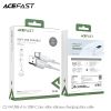 Cáp truyền dữ liệu, sạc các thiết bị di động (Android, Samsung ...) Acefast C2-04, USB-A to USB-C, bọc sillicone, đã lắp đầu nối điện,không lưu trữ dữ liệu, dài 1.2m, điện áp 5v, hãng sx: Acefast #6974316280774