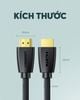 Cáp dữ liệu VIDEO HDMI 2.0 truyền âm thanh hình ảnh dài 3M Ugreen ( 40411)