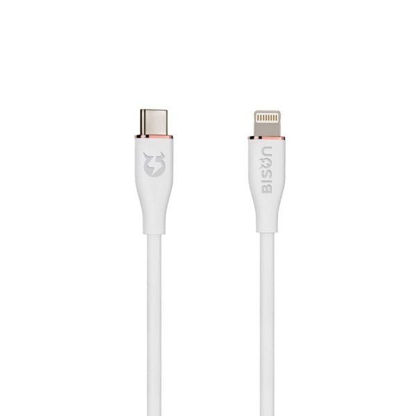 Cáp Bison silicon C-L 27W (CB110 - Trắng)