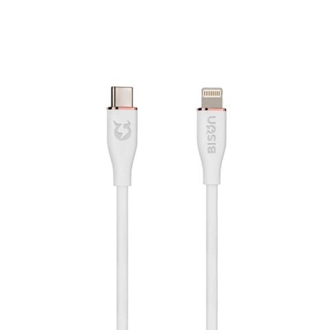 Cáp Bison silicon C-L 27W (CB110 - Trắng)