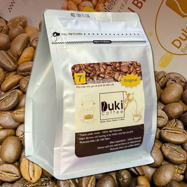 Cà phê hạt Gói 250Gr (Nguyên chất, không có phụ gia)