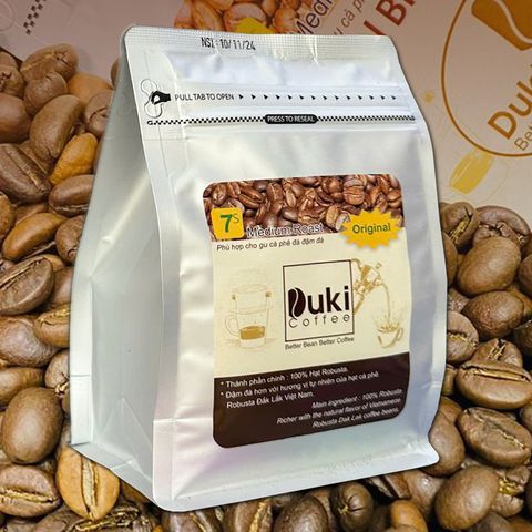 Cà phê hạt Gói 250Gr (Nguyên chất, không có phụ gia)