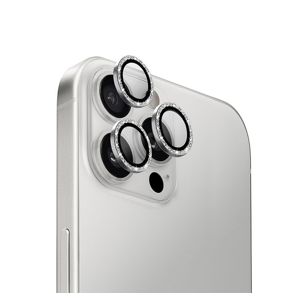 Kính bảo vệ camera UNIQ OPTIX IPHONE 16 PRO (2024) 6.3/6.9 ALUMINIUM CAMERA LENS PROTECTOR - STERLING (SILVER)