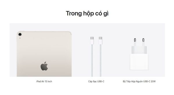 iPad Air 6 13-inch M2 Wi-Fi Chính hãng