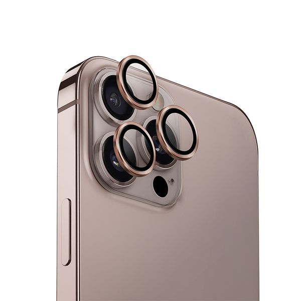 Kính bảo vệ camera UNIQ OPTIX IPHONE 16 PRO (2024) 6.3/6.9 ALUMINIUM CAMERA LENS PROTECTOR - STERLING (SILVER)