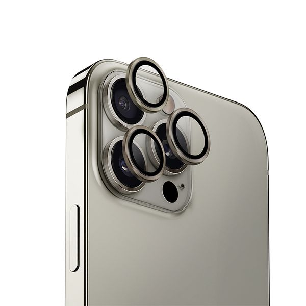 Kính bảo vệ camera UNIQ OPTIX IPHONE 16 PRO (2024) 6.3/6.9 ALUMINIUM CAMERA LENS PROTECTOR - STERLING (SILVER)