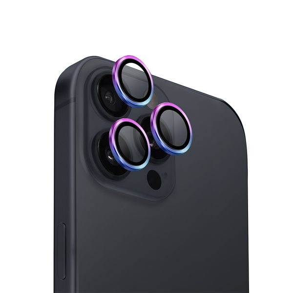 Kính bảo vệ camera UNIQ OPTIX IPHONE 16 PRO (2024) 6.3/6.9 ALUMINIUM CAMERA LENS PROTECTOR - STERLING (SILVER)