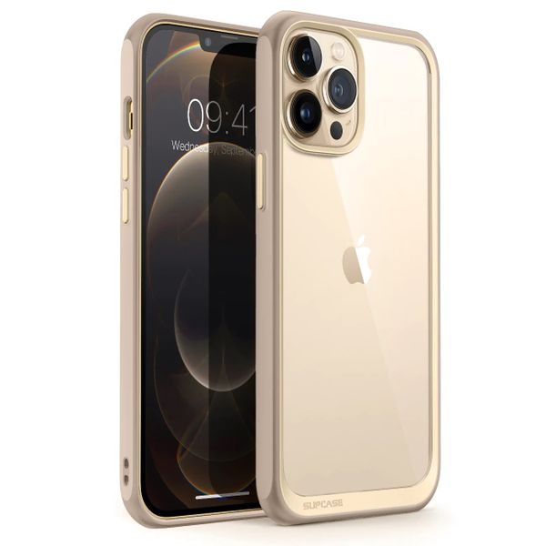 Ốp iPhone 13 Promax Supcase UB-Stype lưng trong viền xám