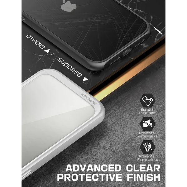 Ốp iPhone 13 Promax Supcase UB-Stype lưng trong viền xám