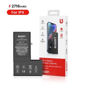 Pin Bison cho iPhone X dung lượng 2716mAh
