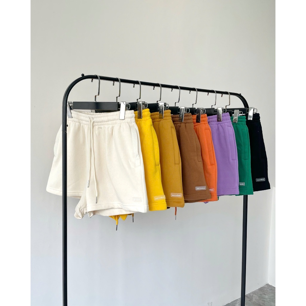 (HÀNG CÓ SẴN) Quần short thun nỉ Hàn dày dặn không xù lông | Lava Shorts | Secodee