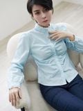  Áo kiểu nữ Lace Ruffle Top A1-042 