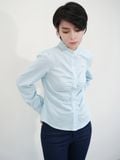  Áo kiểu nữ Lace Ruffle Top A1-042 