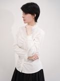  Áo kiểu nữ Lace Ruffle Top A1-042 