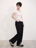  Áo kiểu nữ  Ruffle U-neck  A1-046 