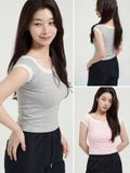  Áo thun nữ  Lace Top  A3-051 