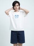  Áo thun nữ  Blue Slippers  A3-058 