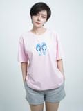  Áo thun nữ  Blue Slippers  A3-058 