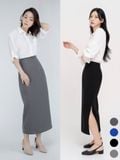  Chân váy nữ  Tucked Long Skirt  B3-001 