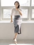  Chân váy nữ  Tucked Long Skirt  B3-001 