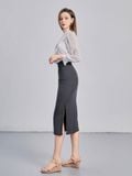 Chân váy nữ  Tucked Long Skirt  B3-001 