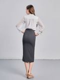  Chân váy nữ  Tucked Long Skirt  B3-001 