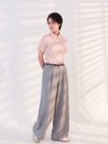  Áo sơmi nữ  Short Sleeve Shirt Pink  A2-032PK 