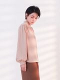  Áo kiểu nữ  Henryneck Blouse  A1-035 