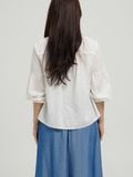  Áo kiểu nữ  Ribbon Puff Blouse  A1-039 