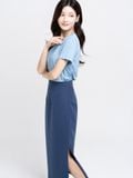  Chân váy nữ  Tucked Long Skirt  B3-001 