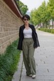  Áo sơmi nữ  Overfit Button down  A2-016 