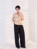  Quần dài nữ  Tucked Straight Black  B1-030 