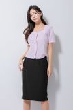  Áo kiểu nữ  Pink Striped Top  NAR-A048 