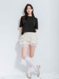  Quần ngắn nữ  Tutu Skirt Cream  B2-011 
