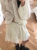  Chân váy nữ Floral Ribbon Skirt  B3-030 