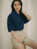  Áo sơmi nữ  Double buttoned Puff  A2-003 
