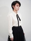  Áo sơmi nữ  Ribbon Shirt  A2-038 