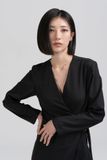  Đầm nữ  Black Long dress  C1-030 