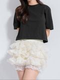  Quần ngắn nữ  Tutu Skirt Cream  B2-011 