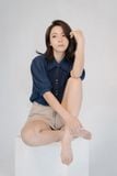  Áo sơmi nữ  Double buttoned Puff  A2-003 