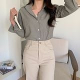  Áo sơmi nữ  S.Shirt  A2-029GN 