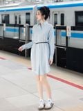  Đầm nữ  Loose Shirt dress  C1-042 